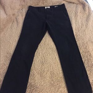 Black chinos